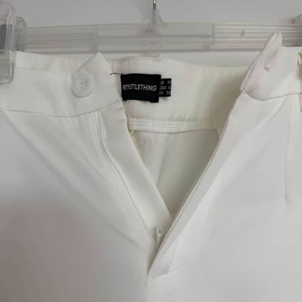 PrettyLittleThing White Two-Piece Set - Picture 11 of 16